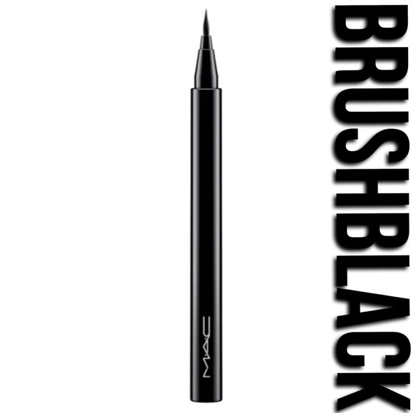 x1 MAC BRUSHBLACK BRUSHSTROKE 24 HOUR EYE LINER BRAND NEW BOXED - Picture 1 of 6